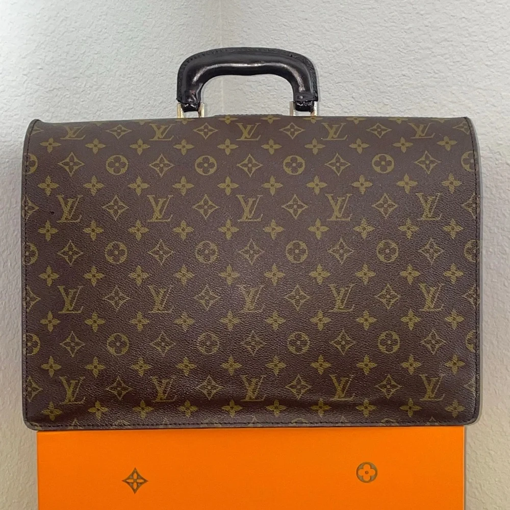 Louis Vuitton Vintage Pilot Serviette Monogram Briefcase